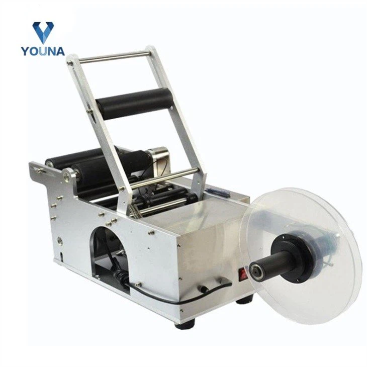 manual labeling machine round bottles (3)
