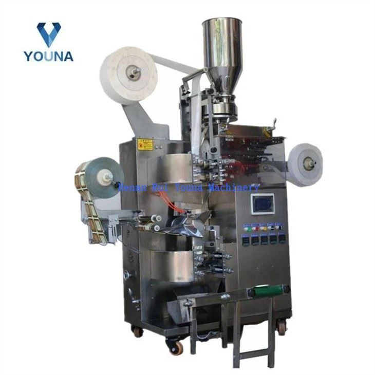 automatic filter bag tea packing machine with tag and thread (4)