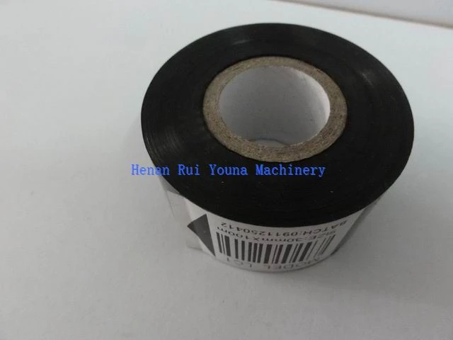 Black Color Thermal Transfer Ribbon Coding Foil For Hot Stamping Machine